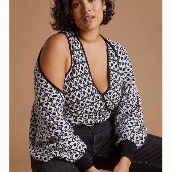 Anthropologie- Maeve Floral Shrug Sweater Set-END OF SUMMER SALE! - Picture 3 of 4